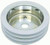 RACING POWER CO-PACKAGED Polished Alum BBC Triple Groove Crank Pulley SWP