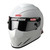 SIMPSON SAFETY Helmet Diamondback 7-1/4 White SA2020
