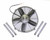 SPAL ADVANCED TECHNOLOGIES 12in Pusher Fan Straight Blade 861 CFM