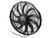 SPAL ADVANCED TECHNOLOGIES 14in Pusher Fan Curved Blade 1841 CFM