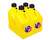 VP FUEL CONTAINERS Utility Jug 5 Gal Yellow Square (Case 4)