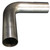WOOLF AIRCRAFT PRODUCTS Mild Steel Bent Elbow 2.500  90-Degree