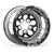 WELD RACING 15x15 Blk Alpha-1 Wheel 5x4.750BP 5in BS Blk DBL