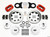 WILWOOD Front Disc Brake Kit Red HD 65-69 Mustang