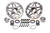 WINTERS Forged Alum Direct Mount Front Hub Kit Silver