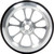 ALLSTAR PERFORMANCE Wheelie Bar Wheel 10 Spoke