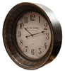 74CM Antique Country Bronze Cream Grand Hotel Wall Clock