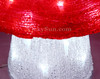 27CM Acrylic One Red Mushroom LED Christmas Lights