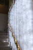 400 LED White Wedding Curtain Backdrop Lights with Waterfall Memory Functions