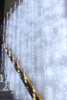 400 LED White Wedding Curtain Backdrop Lights with Waterfall Memory Functions