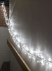 LED White Firecracker Chaser String Christmas Lights