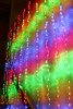 400 LED Multi Colour Wedding Curtain Backdrop Lights with Waterfall Memory Functions