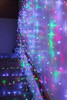 576 LED Multi Colour Wedding Curtain Backdrop Lights with Open Close Door Functions 3M X 3M