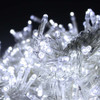 65m 700 LED white fairy lights clear wire