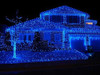 350 LED IP44 Blue Christmas Wedding Party Icicle Lights