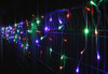 14.85M 350 LED IP44 Multi Colours Icicle Lights with 8 Functions (Clear Wire)