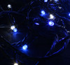 20M 292 LED Blue and White Christmas Fairy Lights with 8 Functions & Memory (Green Cable)