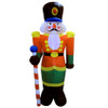 240CM Inflatable Air Blow Nutcracker Christmas Display with LED Lights