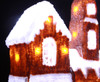 35CM Acrylic LED Snowy House Christmas Lights