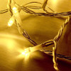 LED warm white fairy lights 8 functions with clear wire