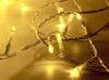 LED warm white fairy lights 8 functions with clear wire
