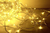 LED warm white fairy lights 8 functions with clear wire