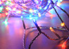 LED multi colours fairy lights clear wire