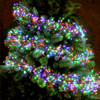 LED multi colour fairy lights green wire