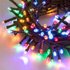 LED multi colours fairy lights green wire