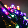 LED multi colours fairy lights green wire