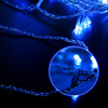 LED blue fairy lights clear wire