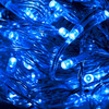 100M 1000 IP44 Ultra Bright LED Blue Fairy Lights with 8 Memory Functions (Clear Wire)