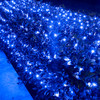 LED blue fairy lights clear wire