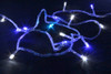 LED ultra bright blue white fairy lights clear wire