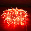 LED red fairy lights clear wire