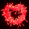 LED red fairy lights clear wire