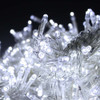 75m 800 LED white fairy lights clear wire