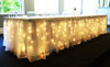 300 LED Warm White Curtain Fairy Lights 7M X 0.7M