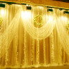 903 LED Warm White Wedding Curtain Fairy Backdrop Lights 6M X 3M