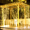 903 LED Warm White Wedding Curtain Fairy Backdrop Lights 6M X 3M