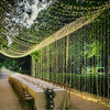 903 LED Warm White Wedding Curtain Fairy Backdrop Lights 6M X 3M