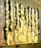 462 LED Warm White Wedding Curtain Fairy Backdrop Lights 3M X 3M