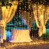 462 LED Warm White Wedding Curtain Fairy Backdrop Lights 3M X 3M