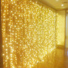462 LED Warm White Wedding Curtain Fairy Backdrop Lights 3M X 3M
