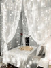 462 LED White Curtain Backdrop Fairy Lights with 8 Memory Functions 3M X 3M