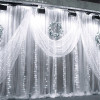 462 LED White Curtain Backdrop Fairy Lights with 8 Memory Functions 3M X 3M