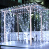 903 LED White Curtain Backdrop Fairy Lights with 8 Memory Functions 6M X 3M