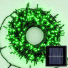 LED green solar fairy lights green wire