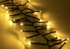 12.6M 1000 LED Warm White Cluster Fairy Lights with 8 Memory Functions
