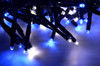 7M 560 LED Blue and White Cluster Fairy Lights with 8 Memory Functions